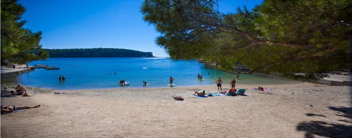 Camping Strand in Kroatien
